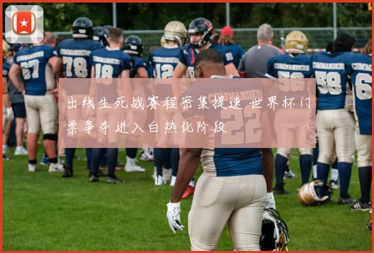 出线生死战赛程密集提速 世界杯门票争夺进入白热化阶段